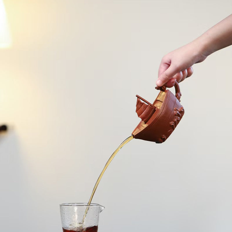 Zisha Teapot Everything goes smoothly 260CC by Master Zhang Dejun.
