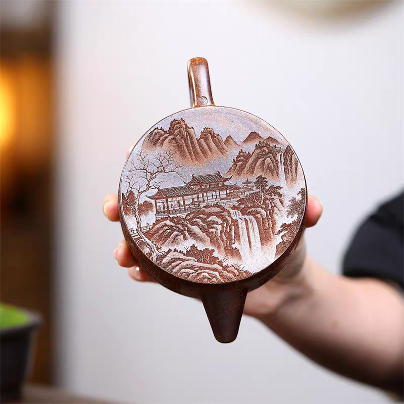 Legend Tiger Hanwa Yixing Zisha teapot
 
 