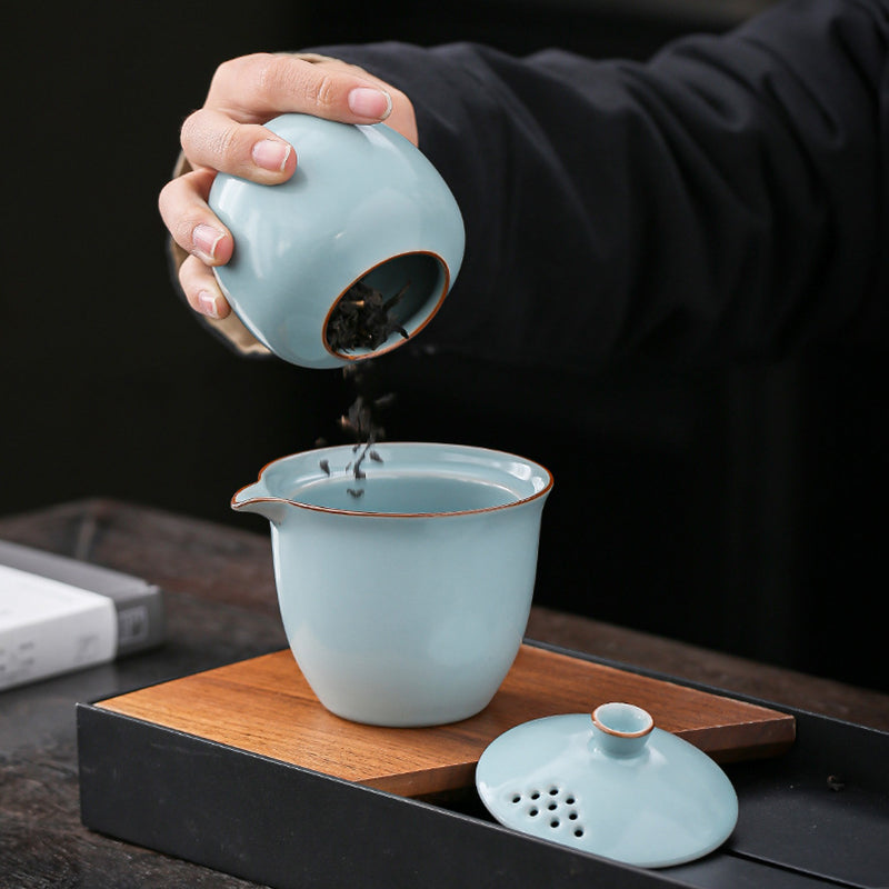 The Royal Blue Teacups Set