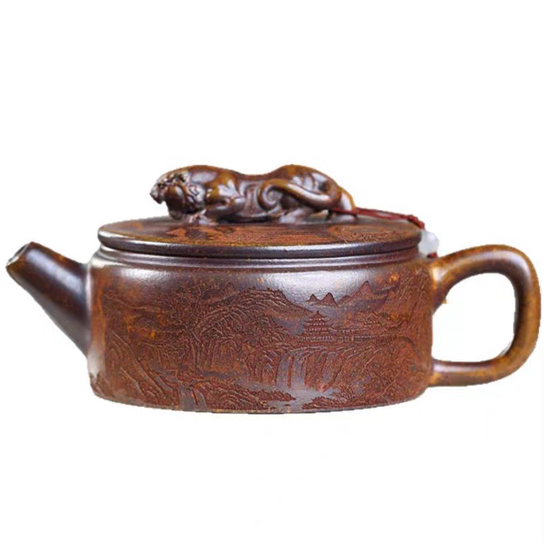 Legend Tiger Hanwa Yixing Zisha teapot
 
 