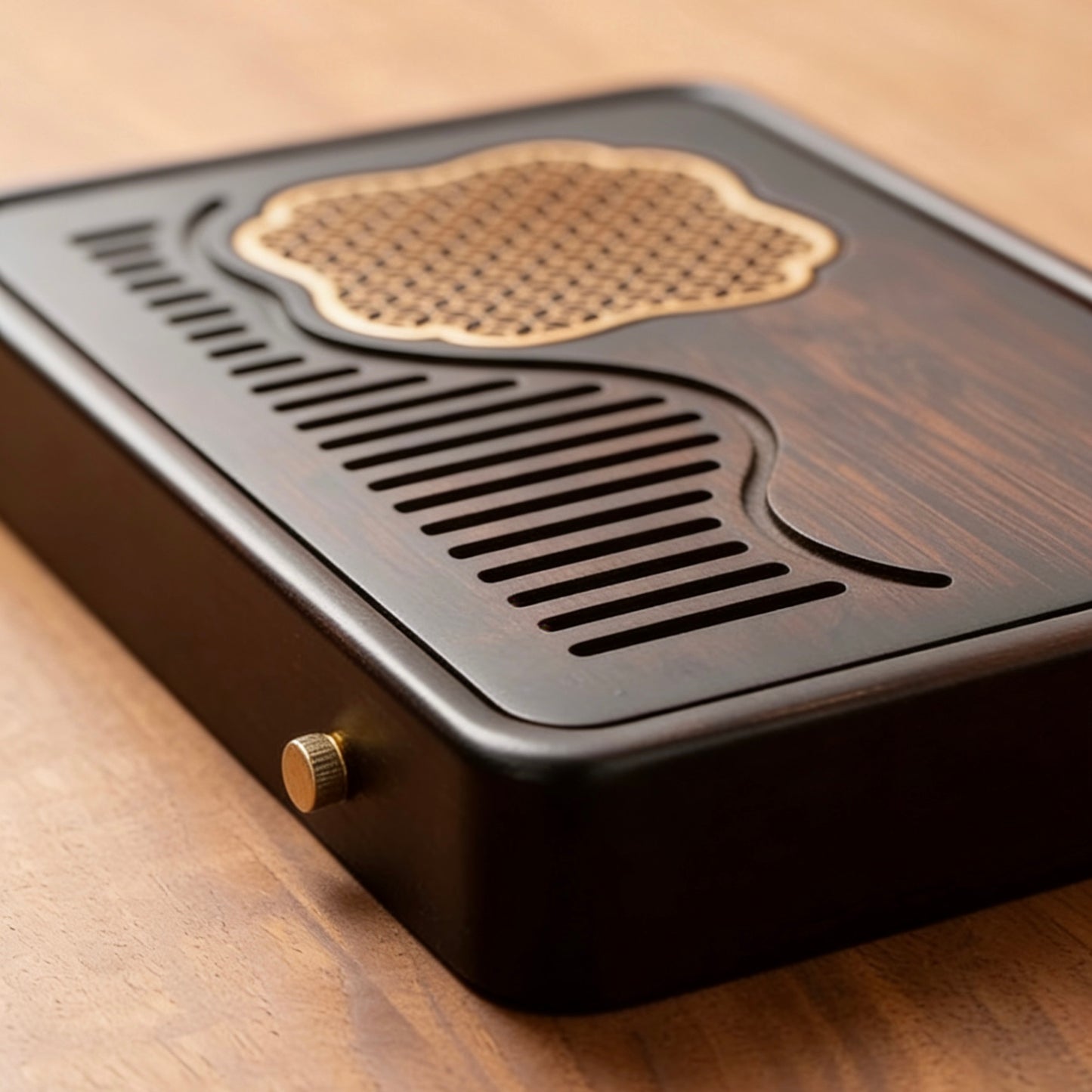 Premium Bamboo Tea Tray – Elegant "Sea View" Design for Tea Lovers—Elevate Your Tea Ritual with Timeless Craftsmanship